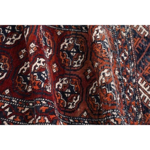 Alfombra Turca, Alfombra Vintage de 1.9x3.3 pies, Alfombra Oriental Roja de Lana - Product Image 5