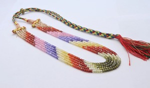 Collier en perles de jade géométriques multicouches en acrylique fait main, bijoux tendance pour unisexe, cadeau tendance à bas prix - Product Image 6
