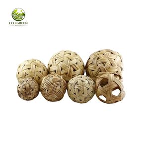 ลูกบอลหวายธรรมชาติรักษ์โลกสำหรับตกแต่ง งานฝีมือ DIY และจัดดอกไม้ - Product Image 6
