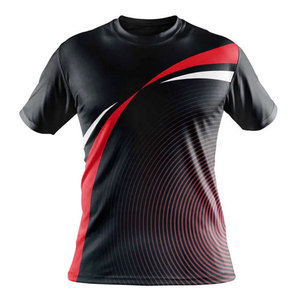 2025 haute qualité sur mesure 100% Polyester hommes T-Shirts Slim Fit Style sportif en gros numérique Sublimation imprimé - Product Image 1