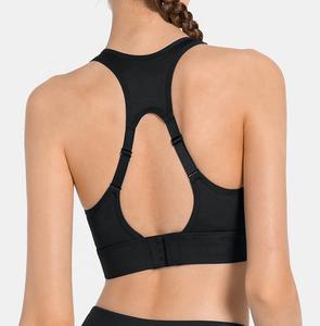 Oem Haute Qualité Femmes Respirant Gym Top Crop Fitness Athlétique Workout Running Push Up Nude Yoga Sports Bra - Product Image 2