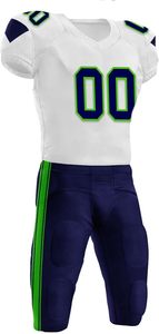 Uniforme de fútbol americano de alto rendimiento, conjunto personalizado, sublimación completa, calidad duradera, lo mejor para equipos de clubes escolares - Product Image 3
