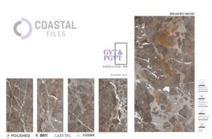 600x1200mm Carreaux de sol en porcelaine Design moderne Fonction brique réfractaire 9mm d'épaisseur Carreaux d'intérieur de haute qualité - Product Image 2