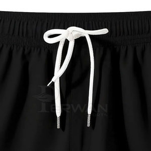 High Street Pantalones cortos de playa de secado rápido para hombres Tallas grandes Patrón sólido de alta calidad Pantalones cortos de playa de entrenamiento teñidos lisos para hombres - Product Image 2
