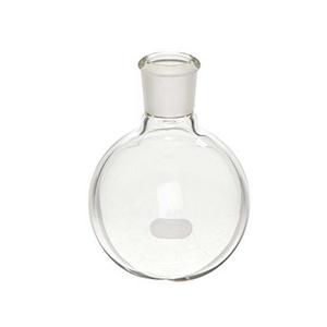 Frasco de vidrio de laboratorio de un solo cuello personalizable Junta intercambiable Fondo plano Cuello corto/medio Plástico para OEM experimental - Product Image 3