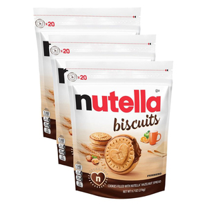 NUEVAS Galletas Nutella Rellenas de Crema de Avellanas y Chocolate, Paquete de Snacks - Product Image 4