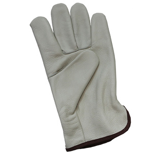 Logo personnalisé Gants de conduite en cuir Meilleurs gants de soudage en cuir Résistance à l'arrivée Sécurité raisonnable Gants de conduite Chaleur - Product Image 2