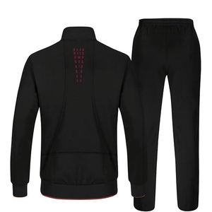 Survêtements 100% coton du Pakistan survêtements de jogging athlétiques décontractés pour hommes survêtements 2 pièces à fermeture éclair complète avec poche - Product Image 2