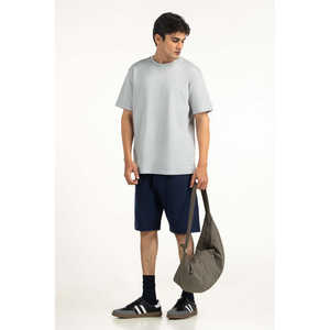 Camiseta de Poliéster Jersey MN-TS-SS26-003-C, Corte Holgado, Transpirable y Antiarrugas, con Diseños Sólidos y con Logotipo - Product Image 1