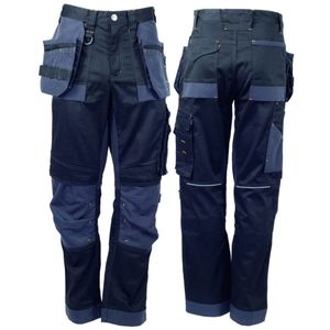 Pantalons cargo pour hommes en gros, plusieurs poches, coupe droite, légers, respirants, polyester/coton, taille élastique, fermeture à cordon - Product Image 5