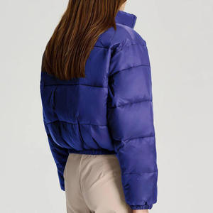 Veste d'hiver pour femme de haute qualité, veste à bulles courte pour l'hiver, veste matelassée chaude et décontractée, vêtements pour femmes - Product Image 3
