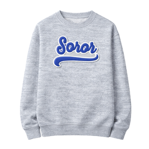 Sudadera de Forro Polar con Cuello Redondo Gris de la Hermandad Zeta Phi Beta, Inspirada en los Fundadores de 1920, Hermandad Griega, Mujeridad Superior, Algodón Premium - Product Image 1