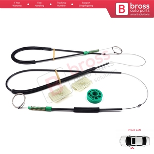Juego de Reparación de Elevalunas Eléctrico BWR605, Puerta Izquierda para A3 S3 MK1 8L1 1996-2003, 2/3 Puertas, Hatchback, Coupé, 8L3837461 - Product Image 4