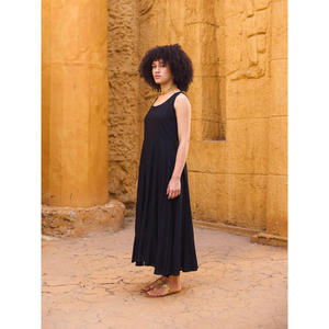 Vestido Maxi Largo de Ganchillo, Vestido Casual Sólido para Mujer, para Cena o Uso Diario - Product Image 3
