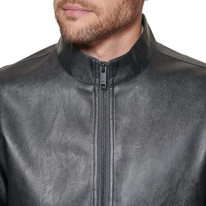 Chaqueta de Piel de Oveja con Logotipo Personalizado, Estilo Vintage, para Hombre, de Grano Completo, Impermeable, con Capucha, para Invierno, Uso en Exteriores, Auténtica - Product Image 5