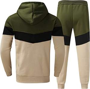 Trajes de chándal con capucha de talla grande para hombre Impresión personalizada Logotipo de la marca Pantalones de chándal Fábrica Bluk Venta al por mayor Conjuntos de dos piezas Hombre - Product Image 2