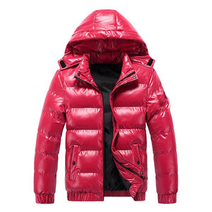 Veste d'extérieur pour hommes Vestes pour hommes Coupe régulière Fermeture éclair avant Manches longues Col à capuche Nouveau design Veste matelassée pour hommes - Product Image 3