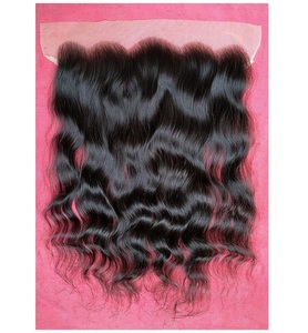 Natural de alta densidad personalizado 13X4 HD cierre Frontal de encaje vendedor Frontal al por mayor 13X5 parches frontales de encaje de cabello humano - Product Image 2
