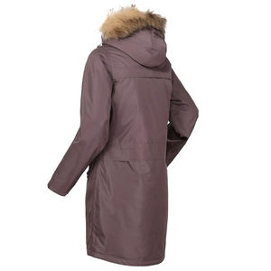 Veste parka d'hiver réversible imperméable pour femme, respirante, grande taille, matelassée, en nylon brut, service OEM personnalisable - Product Image 2