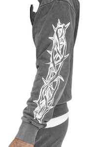 Survêtement unisexe personnalisé en molleton de coton respirant pour l'hiver, léger, à capuche, uni, pour le sport et les loisirs - Product Image 4