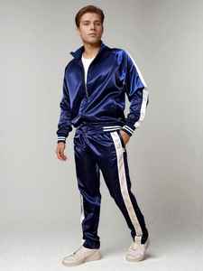 Chándal transpirable resistente al agua de Estilo Vintage sólido de peso medio para ropa informal de invierno - Product Image 6