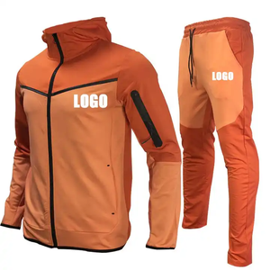 Conjunto Deportivo Personalizado con Logotipo, de Alta Calidad, en Felpa, Talla Grande para Hombre, Cortavientos, para Escalada, Ropa Deportiva Lisa, Sudadera - Product Image 1