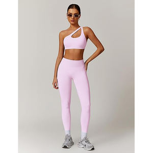 Ensembles de yoga réversibles, respirants, extensibles dans les quatre sens, légers, à séchage rapide, écologiques, haut et leggings de performance pour l'entraînement - Product Image 2