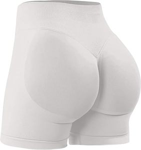 Short de yoga actif pour femme taille croisée Spandex Compression extensible avec poches latérales 2 pièces Pack motif solide - Product Image 6