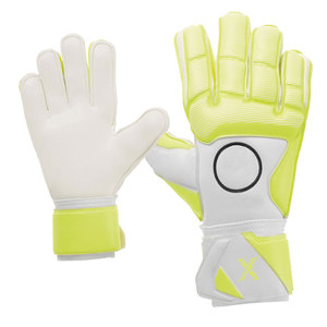 Gants de gardien de but professionnels en cuir de qualité supérieure, respirants, antidérapants, fermeture à boucle auto-agrippante, design à doigts complets, unisexe, pour match et entraînement - Product Image 1