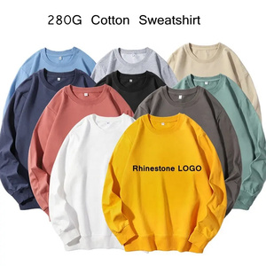 Sweat-shirt à capuche unisexe streetwear personnalisé, imprimé, pour femme, style vintage, lavage à la pierre, strass, 100% coton molletonné, automne-hiver - Product Image 4