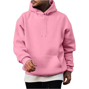 Sudaderas con capucha de algodón de alta calidad 100% para hombres, bordado personalizado para estampado de hojaldre, suministro ODM de invierno - Product Image 1
