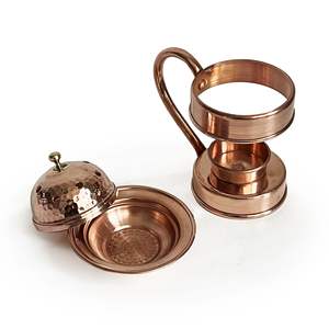 Vaporizador de Aromaterapia de Cobre Hecho a Mano con Diseño Tradicional, Vapor para Yoga y Meditación, Regalo Espiritual, Portavelas con Tapa - Product Image 6