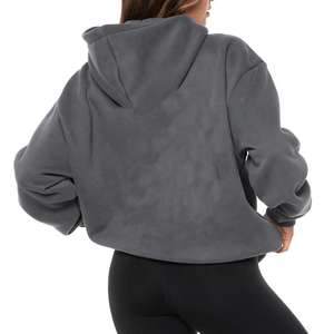 Sudadera de Felpa de Algodón Grueso de Moda 2026, Sudadera con Capucha con Estampado Sólido en 3D, Serigrafía, Top Masculino Holgado, Diseño Invernal - Product Image 2