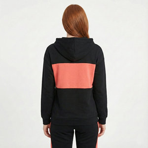 Sudaderas con Capucha Personalizadas para Mujer, Cuello Henley con Botones, Bolsillo, Manga Larga, Estilo Casual Holgado, Sudaderas con Capucha al por Mayor - Product Image 3