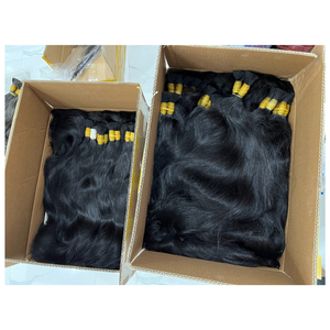 Les prolongements non traités crus de cheveux de Vierge ont adapté aux besoins du client en vrac sain aucun cheveux de emmêlement - Product Image 3