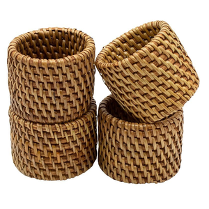 Servilletero de ratán a pedido Servilletero de ratán Accesorios de cocina Servilleteros elegantes de alto estándar - Product Image 2