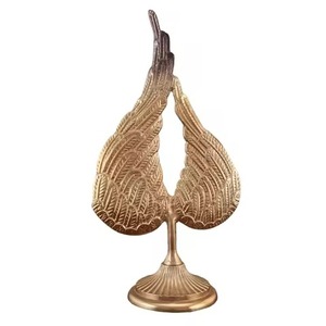 Objet de table rond en métal élégant, table artistique de luxe, décoration tendance pour la maison et le bureau, centre de table décoratif - Product Image 2