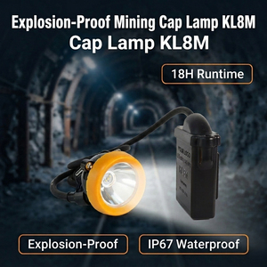 Lampada da Miniera KL8M con Cavo, Luce di Sicurezza LED Antideflagrante per Miniere Sotterranee di Oro e Carbone, Tunnel, IP67 - Product Image 1