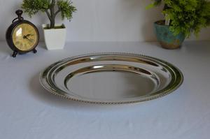 Plat de service de fantaisie fait à la main en acier inoxydable de luxe moderne Hot Premium Vantage ou plateau solide pour la maison et la cuisine - Product Image 4