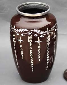 Adult Cremation Urns for Male/Female Funeral Urn for Human Ashes Decorative Urns for Ashes Large <b>Keepsake</b> <b>Box</b> (Brown) - Product Image 2