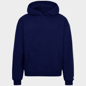 Sweatshirts à manches longues en denim 100% coton unisexe, sweatshirts surdimensionnés d'hiver à capuche de couleur unie avec de grandes poches Tailles XS à XL - Product Image 3