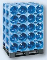 Porte-bouteilles d'eau vertical système modulaire taille 600x520x300mm hdpe de qualité alimentaire iso 9001 2015 produit certifié stockage maximal