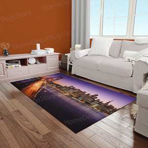 Alfombra del Puente Golden Gate, Alfombra de San Francisco, Alfombra con Paisaje Urbano, Alfombras de Paisajes, Alfombra de Regalo, Alfombra de Chenilla - Product Image 5