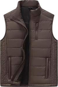 Factory Direct <b>Sale</b> Best Selling Men's Winter Casual Outerwear High Quality Breathable Customized Puffer Vest 100% <b>Zipper</b> - Product Image 2