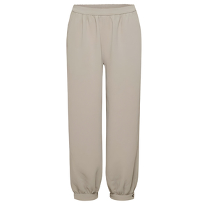 กางเกงขายาวทรงตรงผ้าแคนวาสเอวกลางสำหรับผู้หญิง ระบายอากาศได้ดี เหมาะสำหรับใส่ทำงานในออฟฟิศหรือลำลอง - Product Image 4