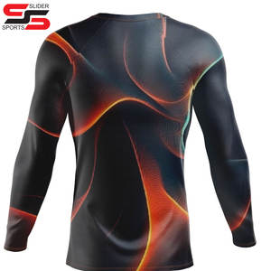 Conception personnalisée de votre propre Rash Guard à manches longues Rash Guard meilleure qualité plain hommes Rash Guard - Product Image 2