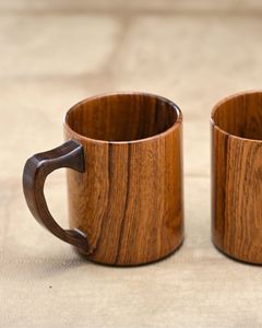 TaiLai - Vaso de Whisky de Madera Maciza Natural de Primera Calidad, Copa Vintage para Vino, Té, Café, Cerveza, Pulido a Mano, Multifuncional - Product Image 4