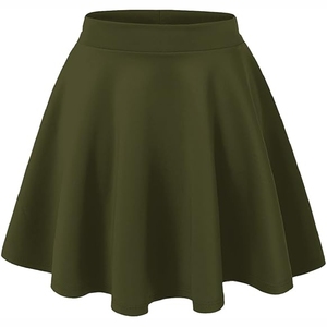 Falda color verde azulado para mujer, elegante, de tono intenso, estilo casual y formal, para damas, tamaño y diseño personalizados. - Product Image 6