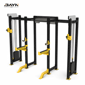 Macchina Multifunzione BN Professional Fitness Studio per Allenamento della Forza, Rack di Allenamento a Otto Montanti con Doppio Cavo - Product Image 1
