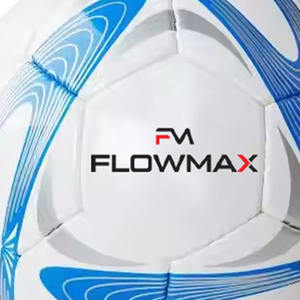 Flowmax ลูกฟุตบอล5กาตาร์ทำจากหนัง PU วัสดุฟุตบอลสวมใส่ยากและเย็บสำหรับกีฬากลางแจ้งในร่มขนาดผู้ใหญ่ - Product Image 2